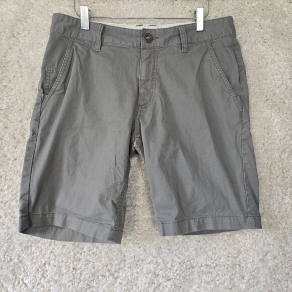 Fox Racing Chino Shorts Mens 30 Grey Stretch‎ Cotton Gorpcore Skater Casual